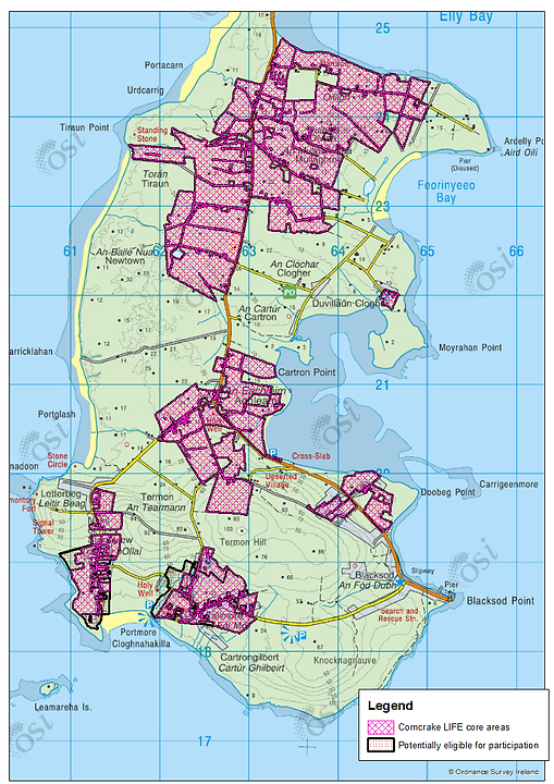 Mullet South area Map