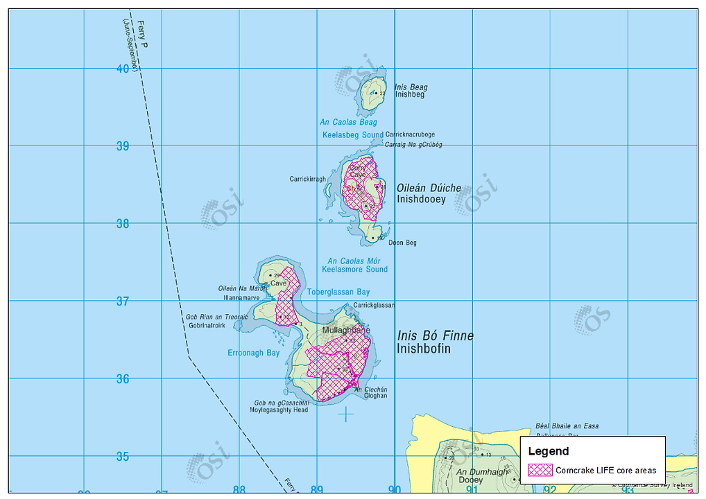 Carte de la région de Bó Finne