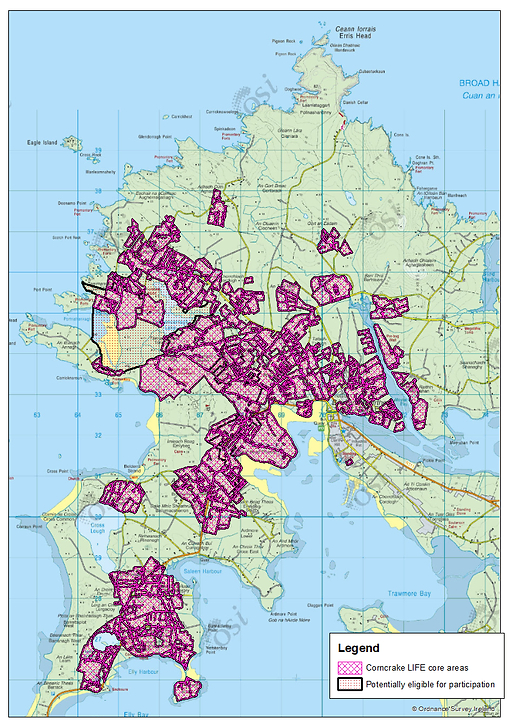 Mullet North area Map