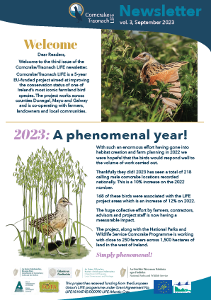 Corncrake LIFE Newsletter - September 2023